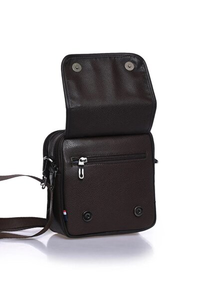 U.S. Polo Assn. Us Polo Assn 6762 Men's Handbag Shoulder Bag Messenger Bag Brown