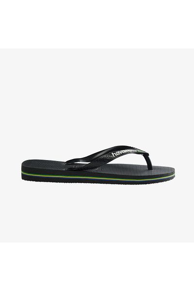 Havaianas Unisex Μαύρες Μαύρες Παντόφλες