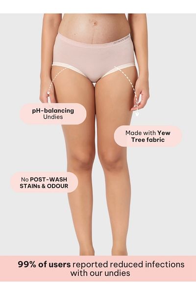 Intimate Queen Yew Tree Bae Maternity Briefs – Silky Soft, Antibacterial Calm, Full-Coverage Comfort (Pack Of 3)