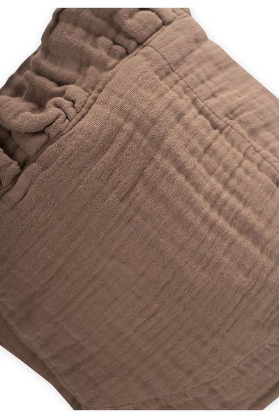 Cigit Tied Ruffled Muslim Baby Hat 0-2 Years K Beige