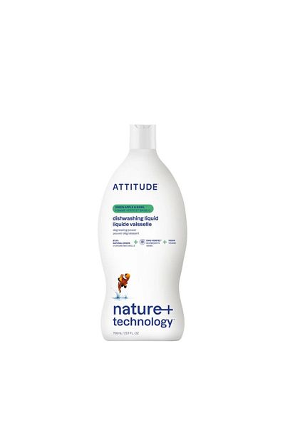 Attitude Detergent lichid pentru vase-mar verde si busuioc-700ml