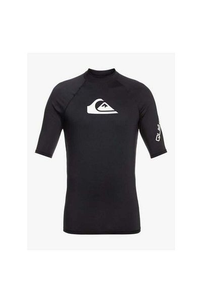 Quiksilver All Time Uv Protection Short Sleeve Adult Swimsuit Eqywr03358-Black