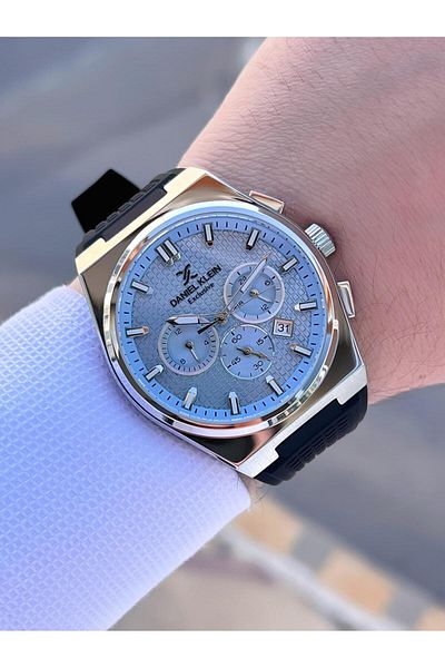 Daniel Klein Silicone Cord Internal Functions Active 2 Years Warranty Men's Watch Fg.Dk10676.5