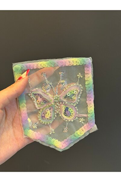 Gönülden Tasarım 14X11 CM Mărgele PULĂ DE BORDURI BUTĂ DE BUBĂ CEPĂ CUSUTĂ AP...