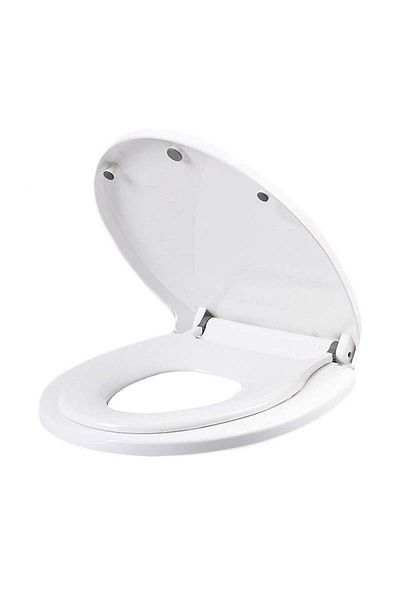 SIKS 2 in 1 Toilet Seat with Reduction for Children and Adults SIKS, Soft Close, Reducer Magnetic Grip