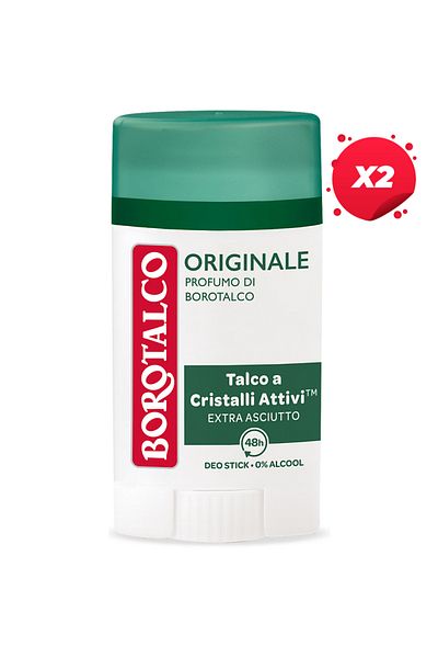 Borotalco X2 - BOROTALCO ANTIPERSPIRANT STICK 40ML ORIGINAL