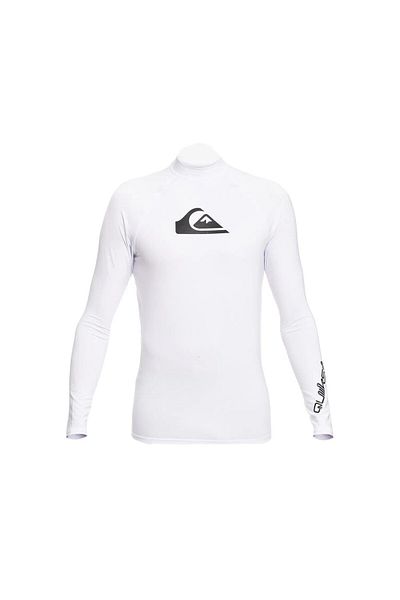 Quiksilver All Time Uv Protection Long Sleeve Adult Swimsuit Eqywr03357-White