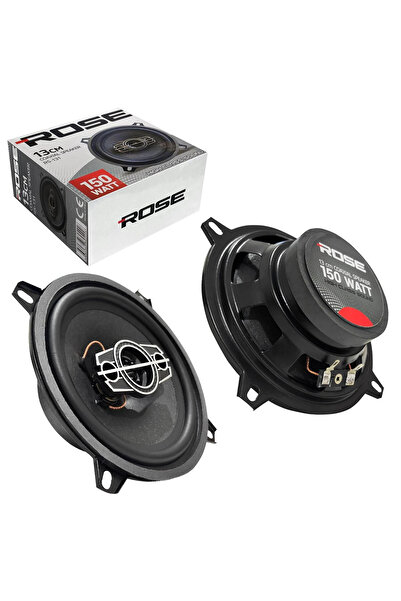 KİLİNCTECHSHOP Oto Hoparlör 13cm 150w Tweeterli 1 Adet Rose RS-131