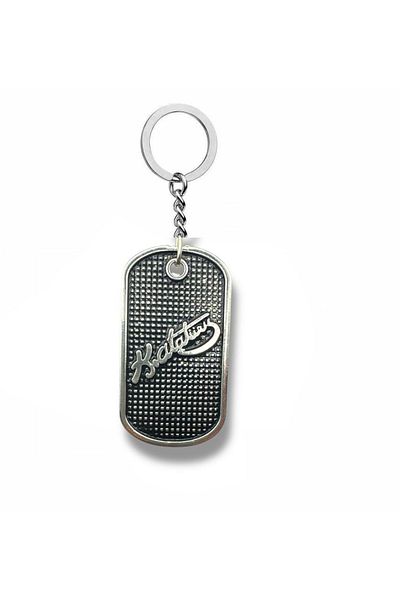 Herşey Nota Kemal Atatürk Signed Metal Imprint Keychain – Silver Color Unisex Accessory