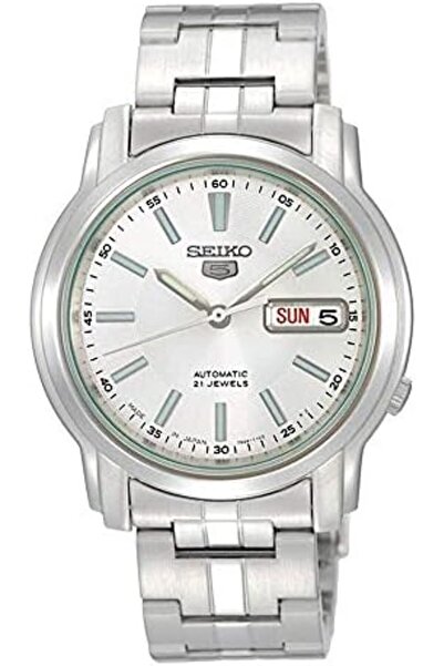 Seiko Series 5 Automatic White Dial Men's Watch SNKL75K1