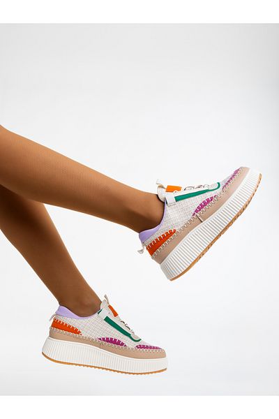 Kalapod Pantofi sport dama bej din material textil Josalyn