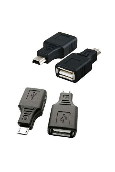 Leonpro مجموعة مايكرو يو إس بي أو تي جي 5 دبوس ميني أو تي جي 2 قطعة ميني مايك...