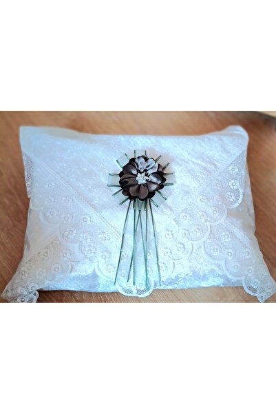 Neweste Nuntă Mire Mire Pachet de lux Catifea ornamentată cu șireturi late 90...