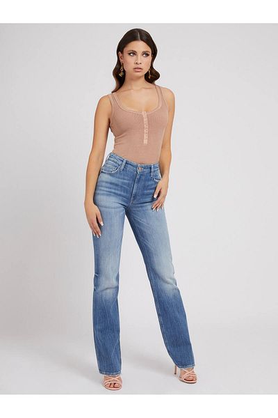 Guess Pantaloni drepti de damă din denim
