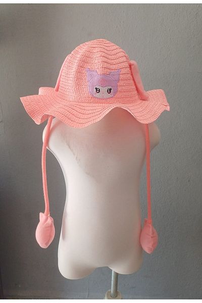 adenkids store Kromi Straw Hat with Ears