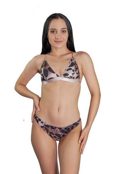 BLD by Exclusive Costum de baie dama doua piese, aimal print, ANGELA, BLD by ...