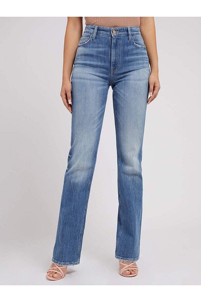 Guess Pantaloni drepti de damă din denim