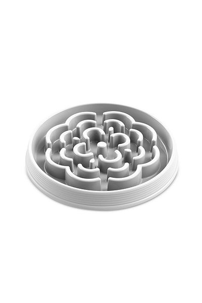 Tarhong Slow Chow Medallion Feeder Large, White