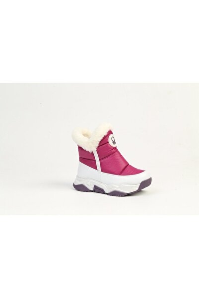 Benetton BN-50049 FUSHA-BEYAZ