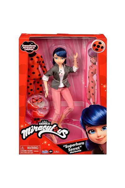 Miraculous Marinette Doll with Changeable Clothes, 26 cm