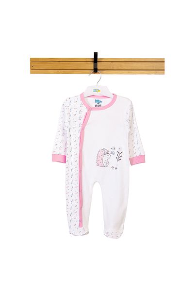 Babies Basic 100% Cotton Printed Long Sleeves Jumpsuit/Romper/Sleepsuit for babies