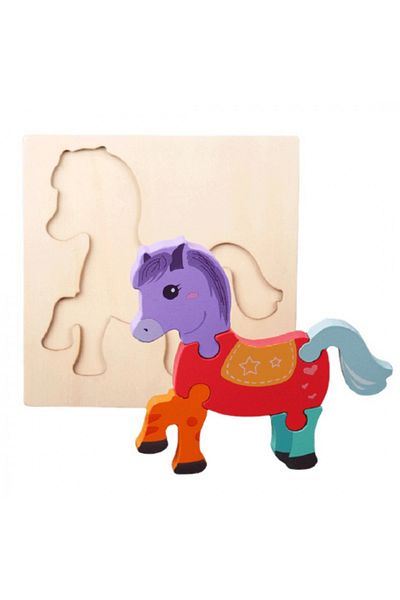 OEM 5-piece 3D puzzle, horse model