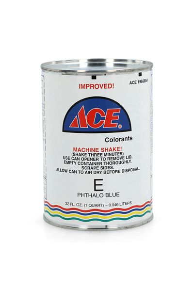 ACE Paint Colorant E Phthalo Blue 1qt