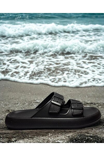 crybrands Леки и гъвкави унисекс ежедневни чехли с двойна катарама