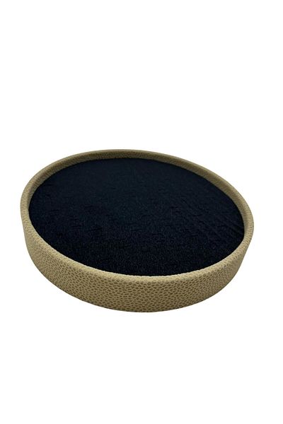 MeGass Dekor Cylinder Model Suede Fabric 20/20 cm Westerned Earring-Piercing Table