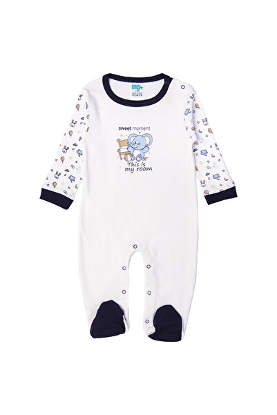 Babies Basic 100% Cotton Printed Long Sleeves Jumpsuit/Romper/Sleepsuit for babies