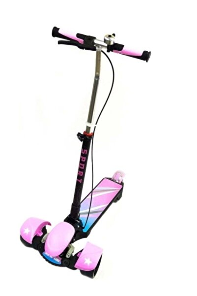 huitich 3-Wheel Kick Scooter Fun and Safe Ride for Toddlers Pink