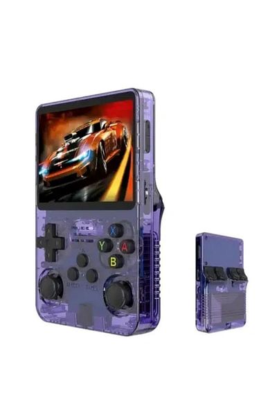 VEVOR Consola R36S portabila retro 64GB, 15000 jocuri, ArkOS 2.0, N64 PSP PS1 PlayStation, Sega, Mov