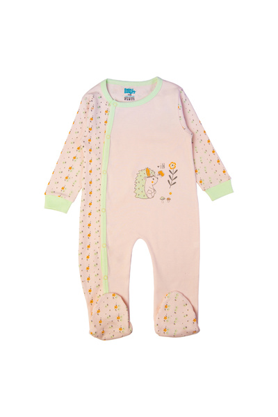 Babies Basic 100% Cotton Printed Long Sleeves Jumpsuit/Romper/Sleepsuit for babies