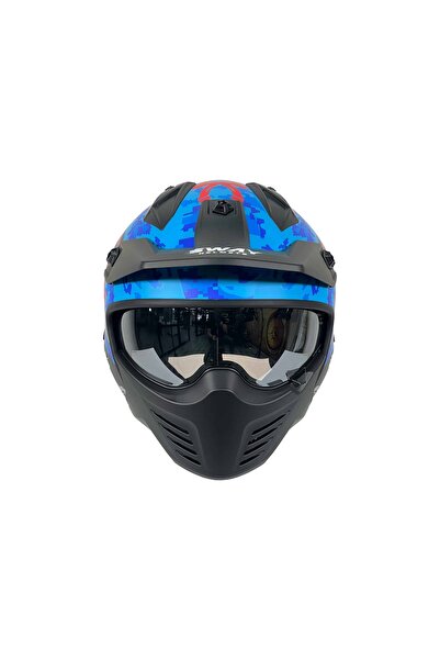 Sway SW X2 TOKYO TROOPER ÇENE ÇIKARILIR MODULER KASK