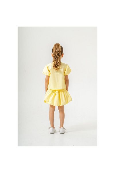 CİCHLİD Girl's Balloon Skirt Woven Set