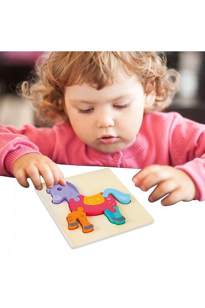 OEM 5-piece 3D puzzle, horse model