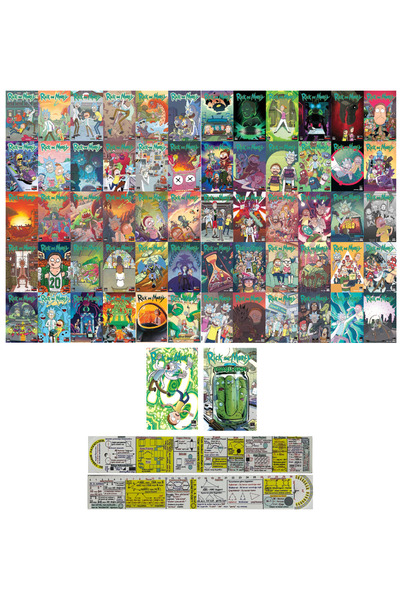 Marmara Çizgi Yayınları Rick and Morty 62 Cilt Çizgi Roman Seti (100. Sayı ve...