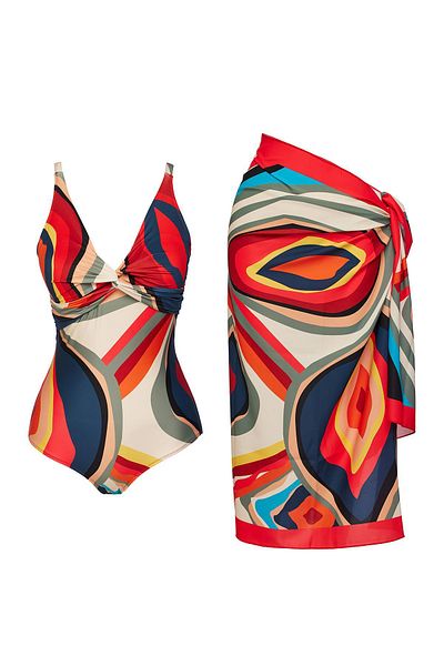 SAILOR moda Pareolu Thick Strap Swimsuit