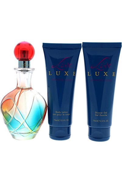 Jennifer Lopez Live Luxe Edition Set For Women, Perfume 100 ml + Shower Gel 75 ml + Body Lotion 75 m
