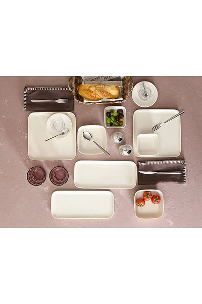 Porland Cortot Alumilite 25 Piece Breakfast Set for 6 People