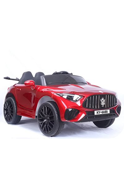rexa سيارة مرسيدس بنز AMG كهربائية للأطفال - بطاريتان 6 فولت ومحركان