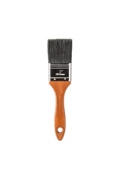 ACE Durable High Quality Natural Blend Wood Flat Paint Brush Multicolor 2inch