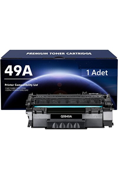 HP 49A-Q5949A Çipli Muadil Toner -HP LaserJet 1320/1320n Yazıcı Uyumlu 2500 S...
