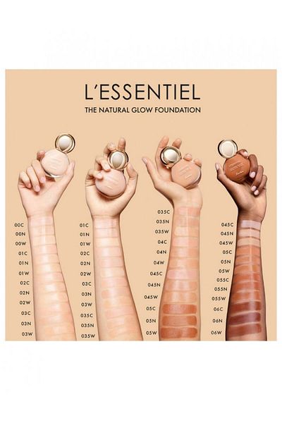 Guerlain L`Essential Glow Foundation Spf 20, Foundation, 30 ml, 045C Amber Cool