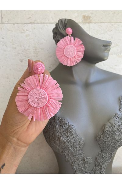 Lucios Wicker Big Size Earrings