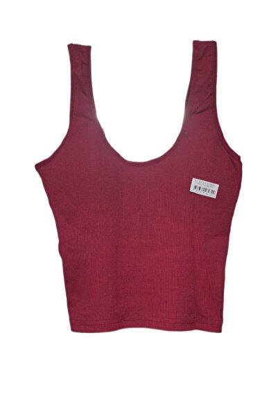 Nisa Дамско бюстие с подплънки и широки презрамки, оребрена къса бюстие