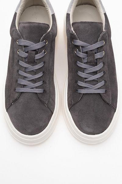 LuviShoes Pantofi sport pentru femei GUENO din piele naturală afumată