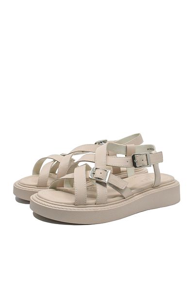 Epica Sandale casual Epica, piele bej