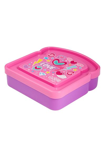 SMIGGLE Giggle Heart Food Storage Container Bpa Free