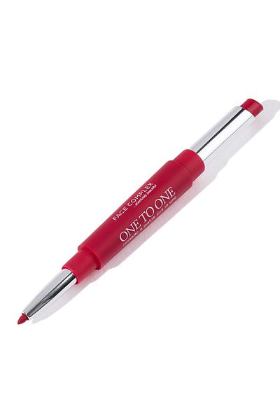 FACE COMPLEX One To One Lipstick Pencil, Ruj Cu 2 Capete 07 - Italia